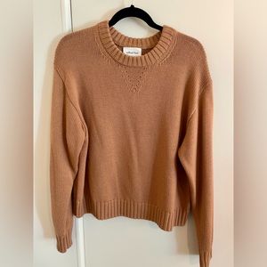 Aritzia Wilfred Free Merino Wool Ribbed Knit Crewneck Sweater, Women’s Medium